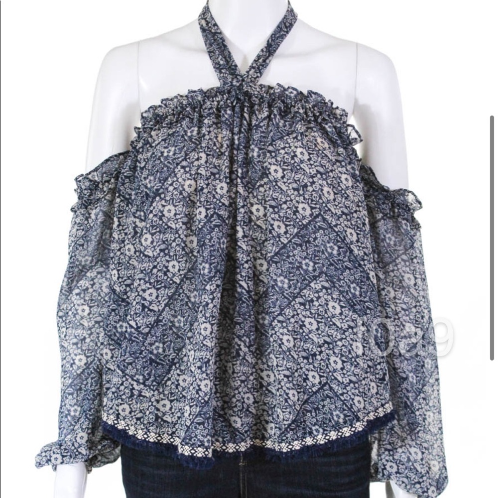MISA Los Angeles Off Shoulder Too Sz S